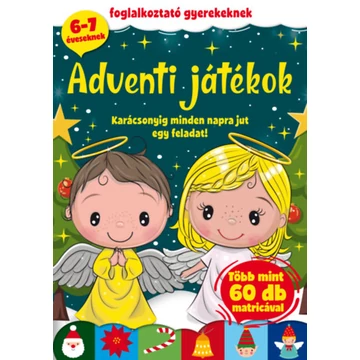 Adventi Játékok - Foglalkoztató gyerekeknek - Karácsonyig minden napra jut egy feladat!