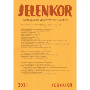 Jelenkor - Irodalmi és művészeti folyóirat - 2024. február