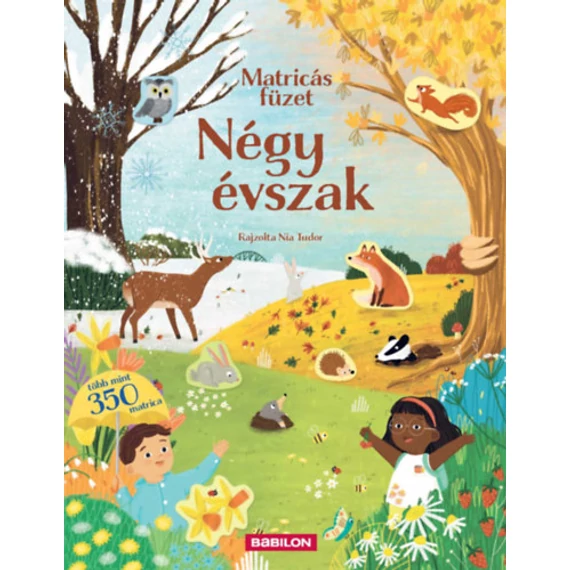 Négy évszak - Matricás füzet - Hannah Joli