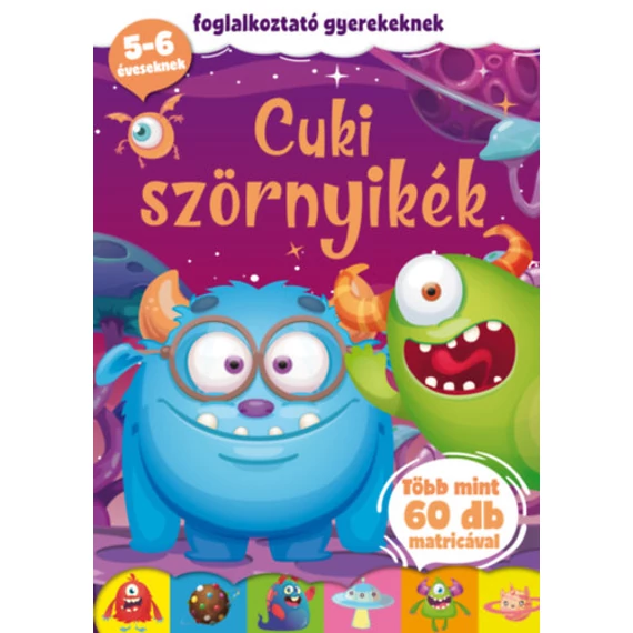 Cuki szörnyikék - Foglalkoztató gyerekeknek