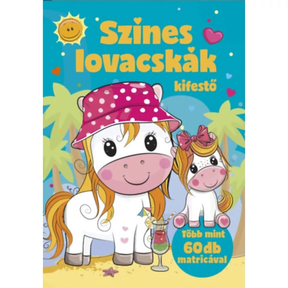 Színes lovacskák - Kifestő