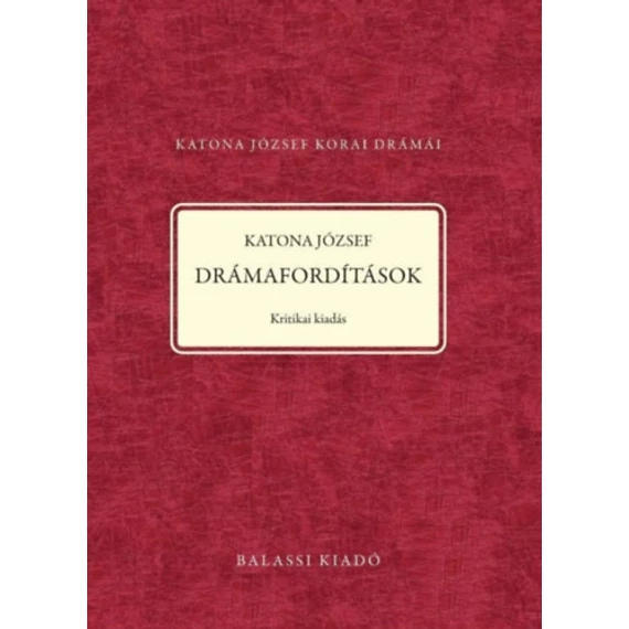 Katona József - Drámafordítások