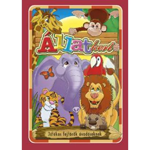 Állatkert - Játékos fejtörő óvodásoknak