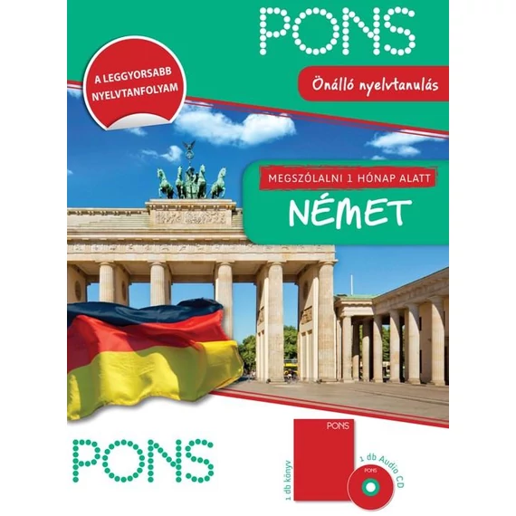 PONS Megszólalni 1 hónap alatt (könyv+CD) Német Új - Angelika Lundquist-Mog