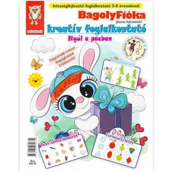 Bagolyfióka- Nyúl a pácban kreatív foglalkoztató